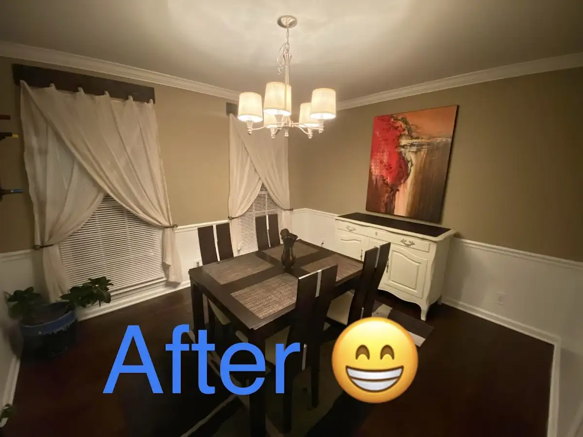 Professional dining room restoration after water damage in Kaneohe Base