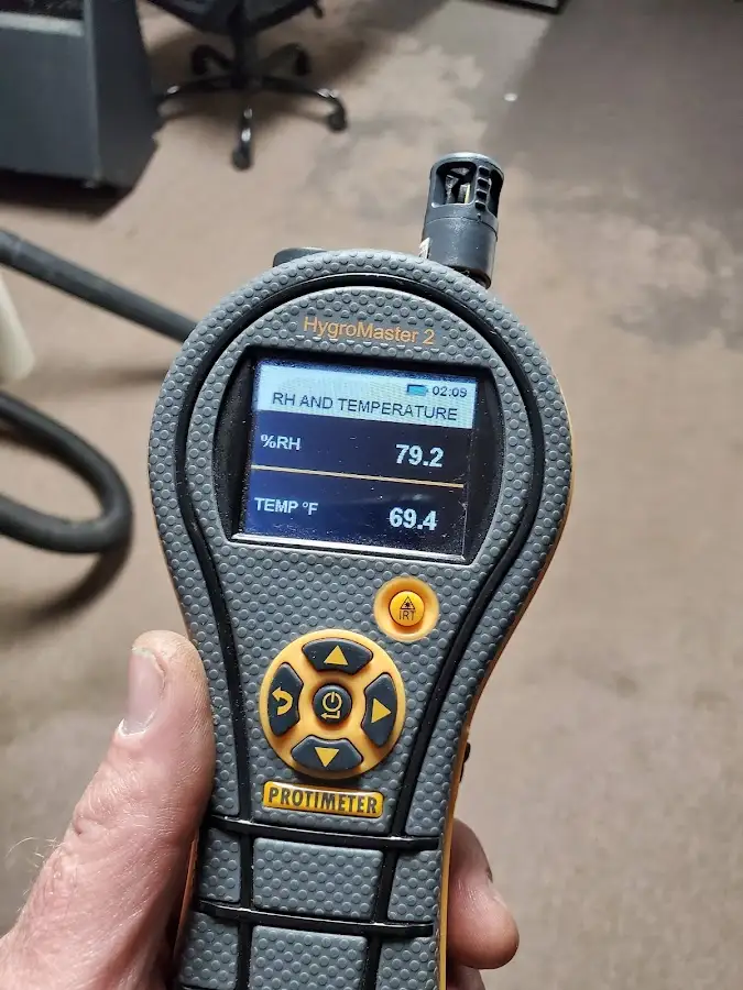 Moisture meter humidity assessment for Fire & Smoke Damage Restoration in Kaneohe Base